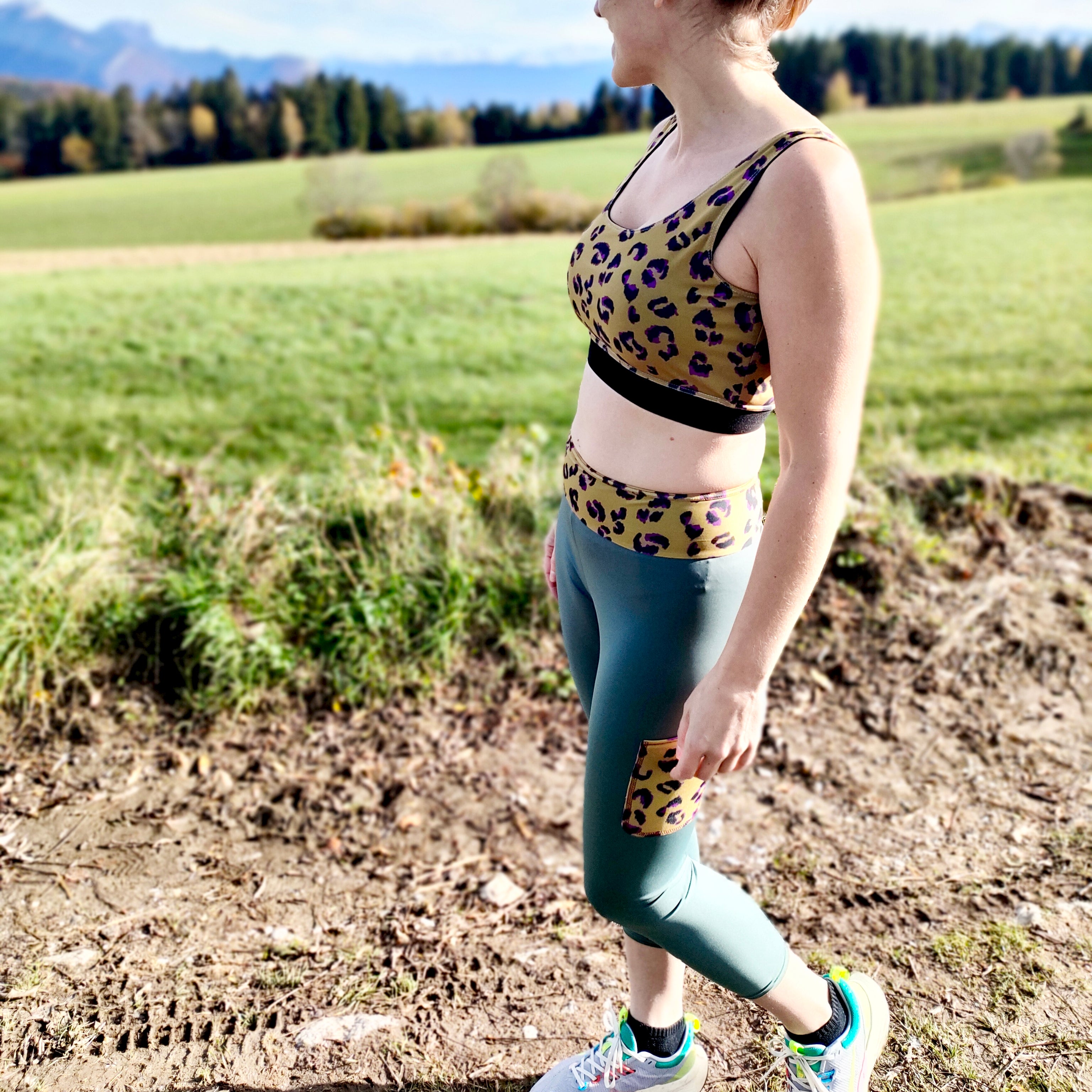 Legging Léo Vert Eucalyptus