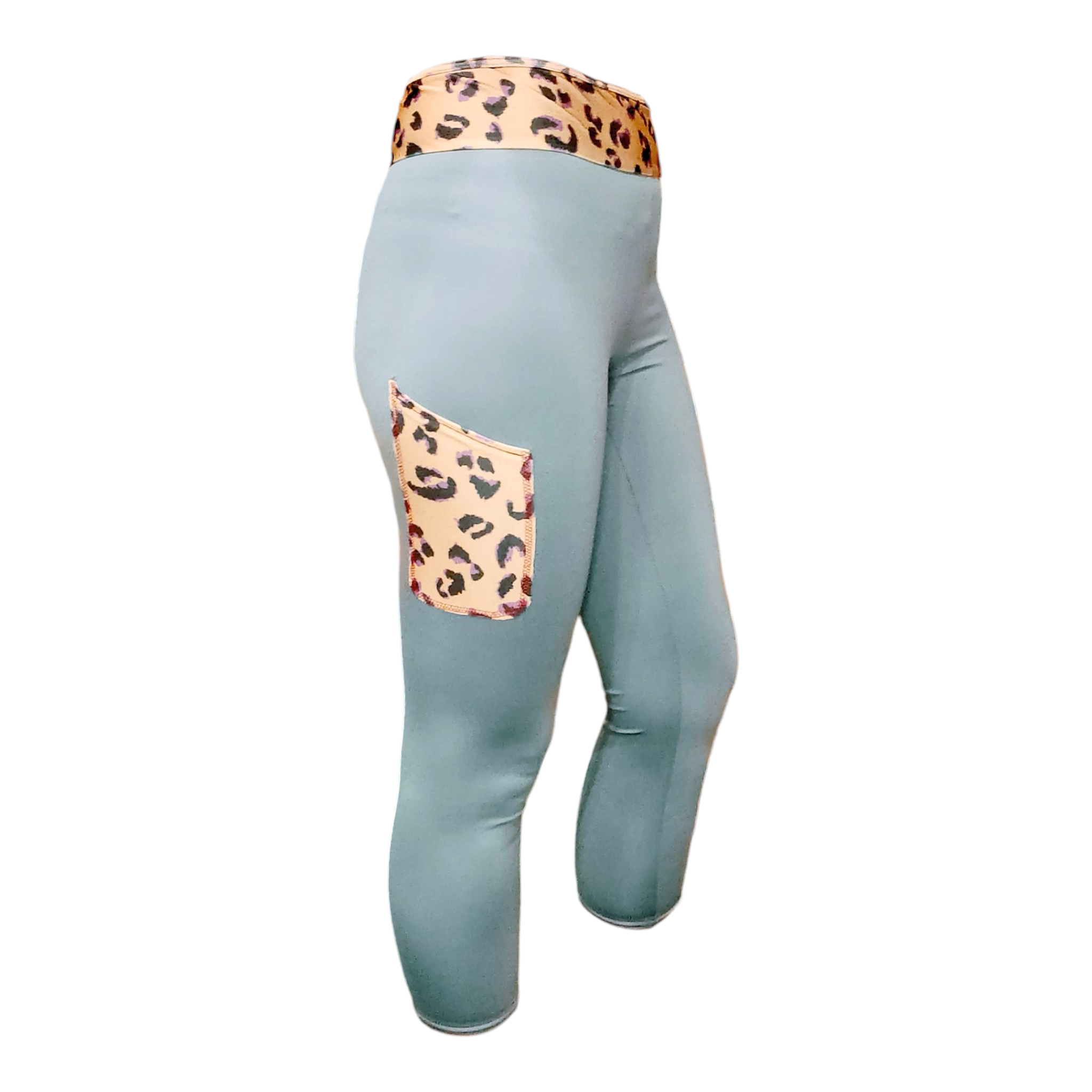 Legging Léo Vert Eucalyptus